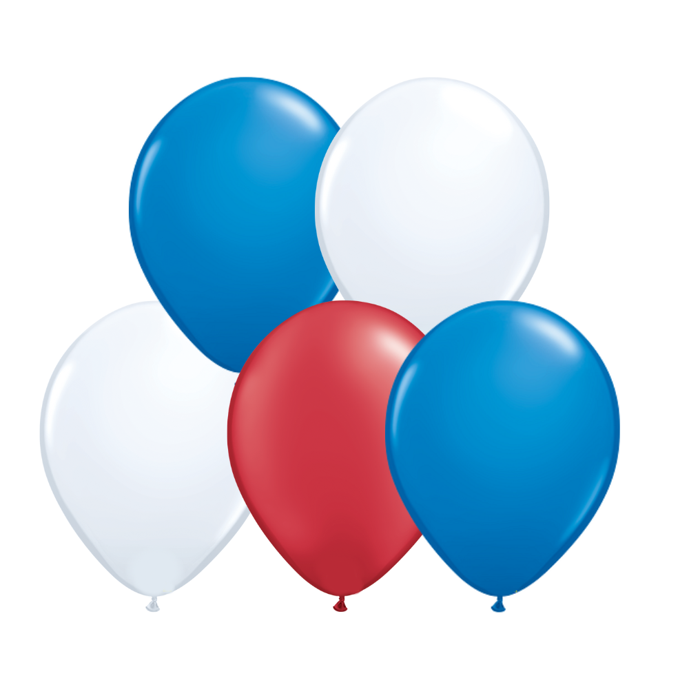 Dozen 11” Independence Day Balloons