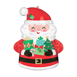 25in Jolly Old Santa Mylar Balloon