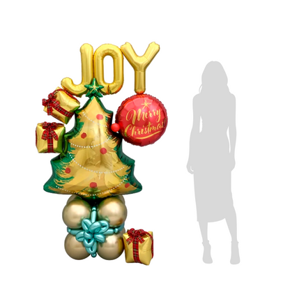 Joy of Christmas Balloon Arrangement