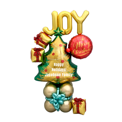 Joy of Christmas Balloon Arrangement