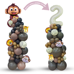 Jungle Friends Balloon Column