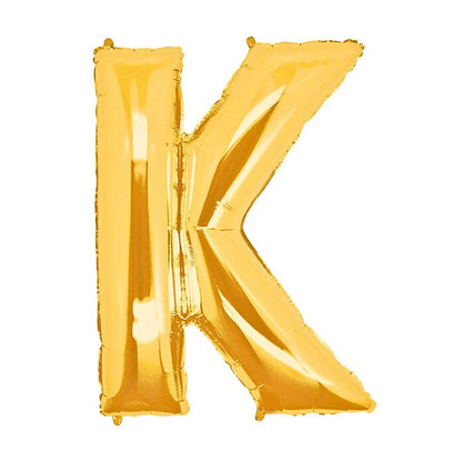 40-inch Gold Foil Letter (A to Z)