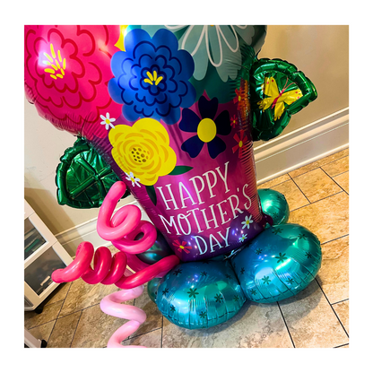 Mom's Love In Bloom Balloon Arrangement