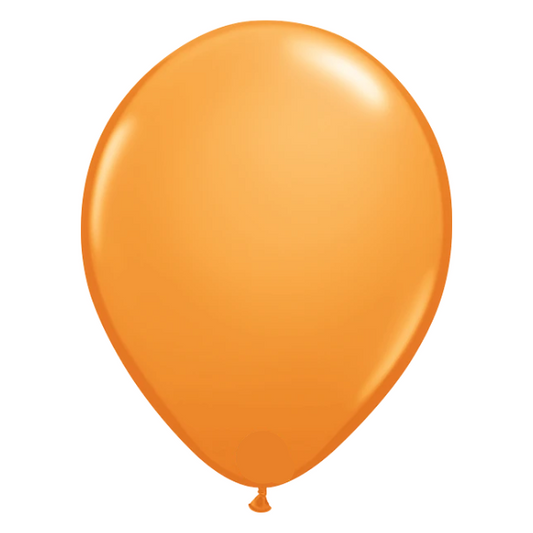 16-inch Orange Plain Balloon