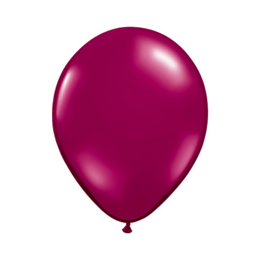 11-inch Pearl Burgundy Plain Balloon