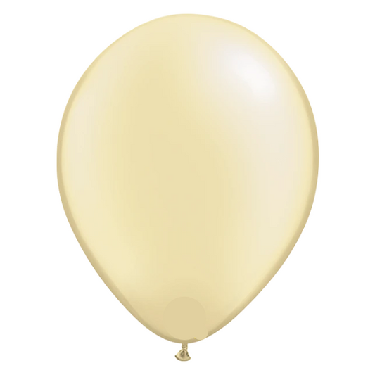 16-inch Pearl Ivory Plain Balloon