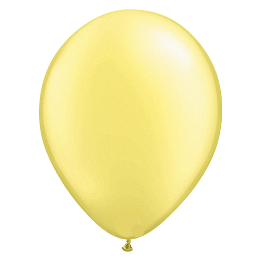 16-inch Pearl Lemon Chiffon Plain Balloon