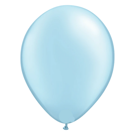 16-inch Pearl Light Blue Plain Balloon