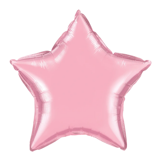 20-inch Pearl Pink Plain Foil Star