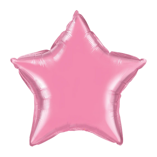 20-inch Rose Plain Foil Star