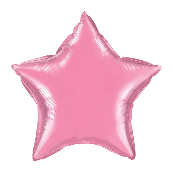 20-inch Rose Plain Foil Star