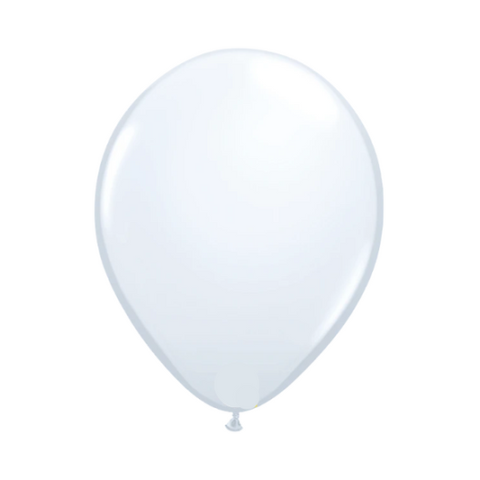 11-inch Standard White Plain Balloon