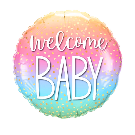 18-inch Welcome Baby Mylar Balloon