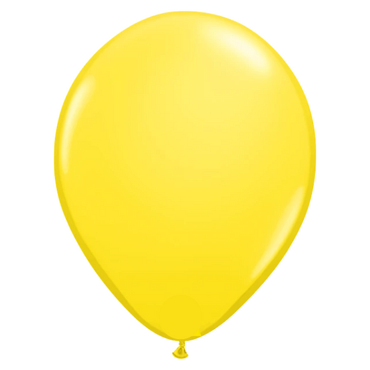 16-inch Yellow Plain Balloon