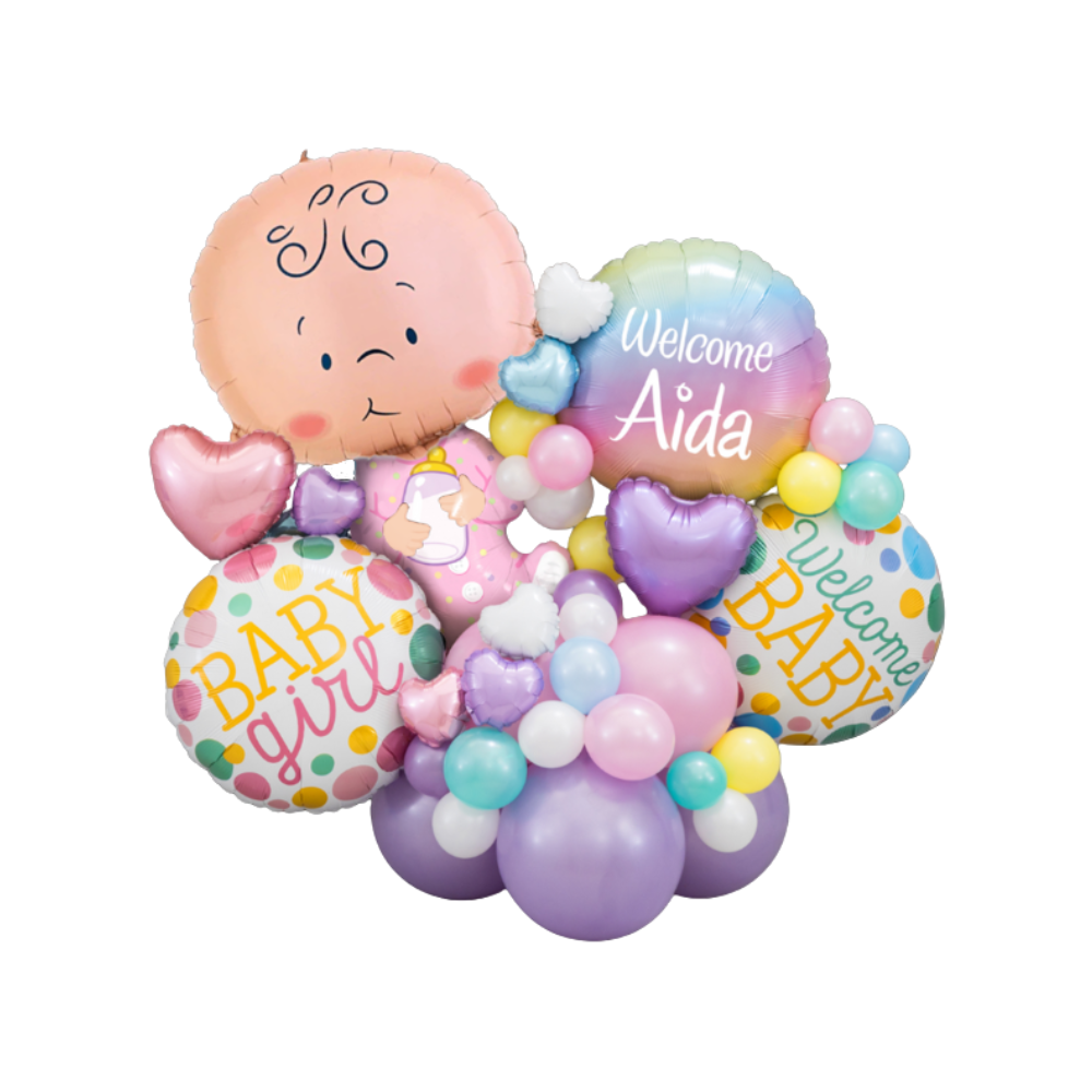 Welcome, Sweet Baby Balloon Arrangement