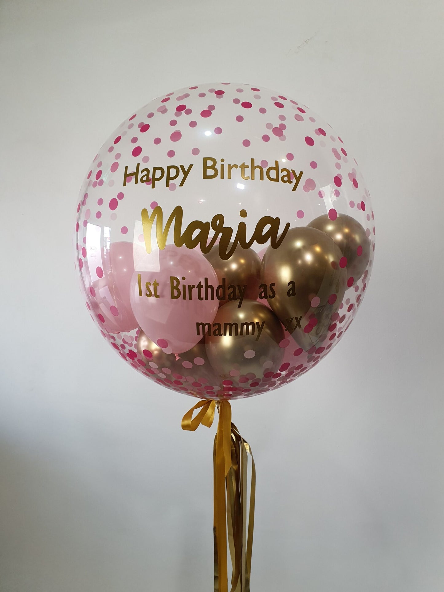 Bubble Balloon With Custom Message